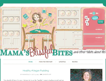 Tablet Screenshot of mamasblissfulbites.com